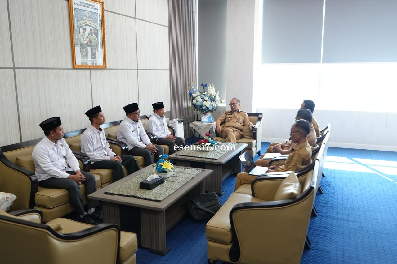 Pemprov Sulbar Terima Audiensi Kepala Kantor Wilayah Kementerian Haji dan Umrah Sulbar