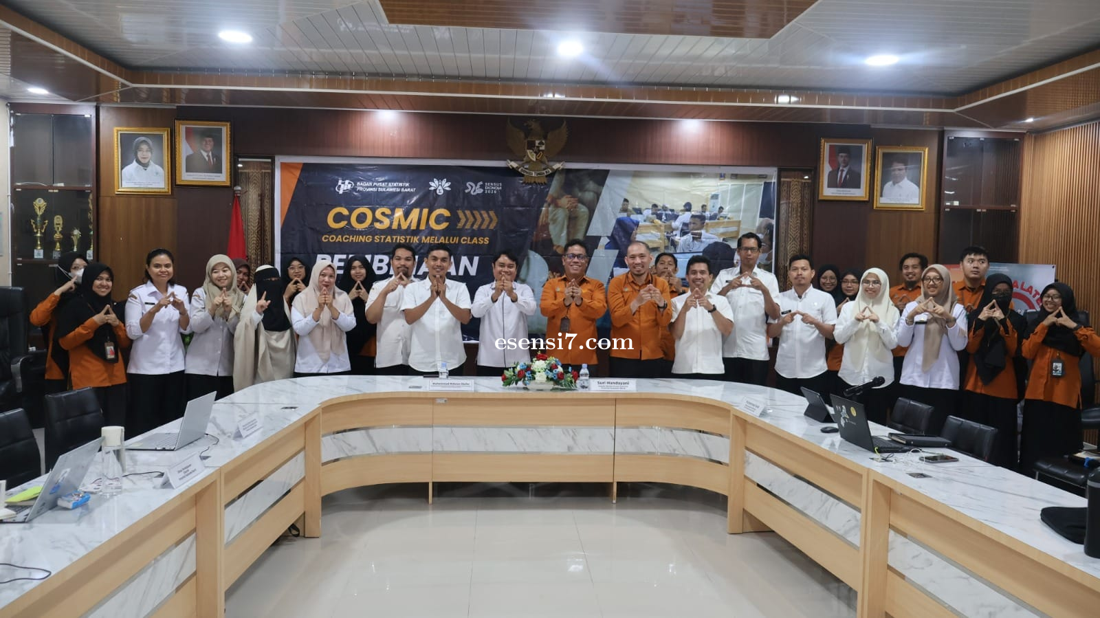 Dinas Perkebunan Sulbar Ikuti COSMIC BPS, Dorong Penguatan Data Sektoral Berkualitas