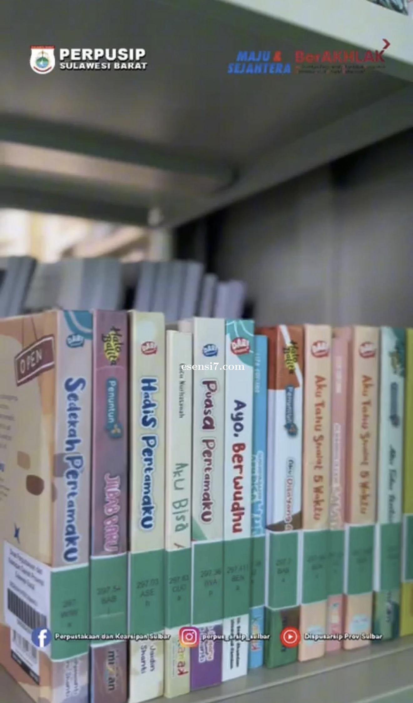 Perpusip Sulbar Hadirkan Koleksi Buku Islami Anak, Perkuat Karakter Generasi Muda