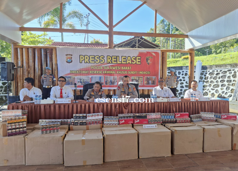 Pemprov Sulbar dan Polda Perkuat Sinergi, Berantas Peredaran Rokok Ilegal di Pasaran