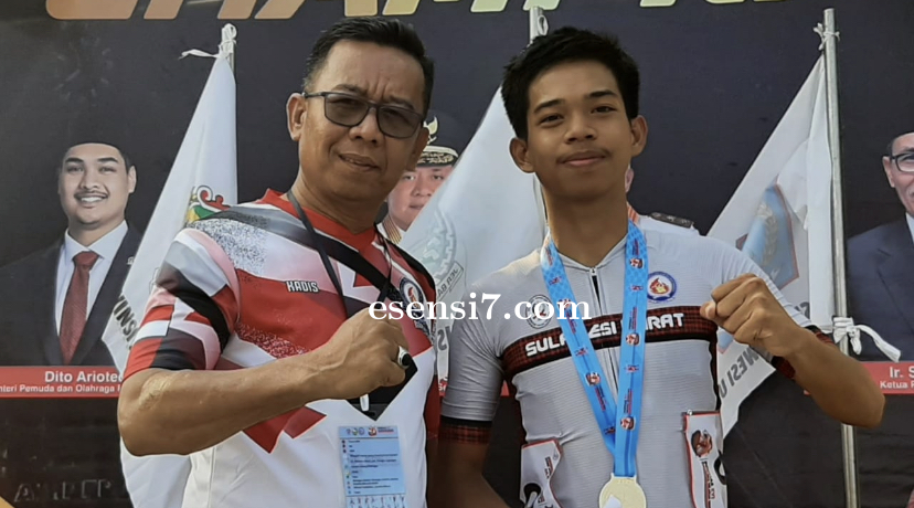 Harumkan Sulbar, Muhammad Yahya Usman Raih Emas di Kejurnas Balap Sepeda 2025 di Banyuwangi