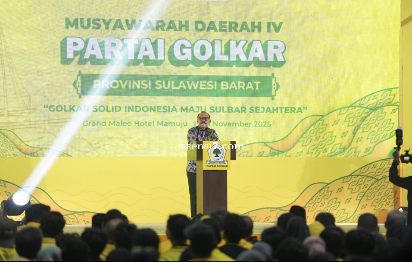 Gubernur Sulbar Hadiri Musda IV Golkar, Tekankan Kolaborasi demi Pembangunan Daerah