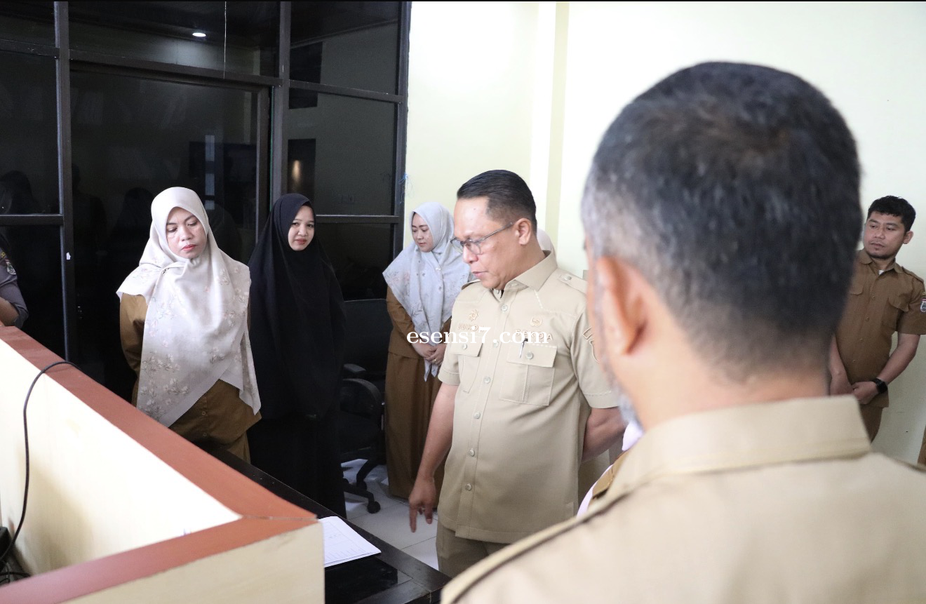 Sekda Sulbar Lakukan Kunjungan Dua OPD, Tekankan Disiplin dan Kolaborasi ASN