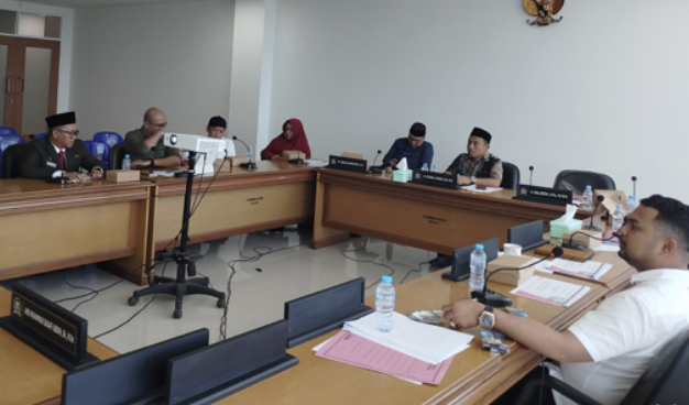 Sekretariat DPRD Sulbar Bersama Komisi I Gelar Rapat Kerja, Bahas KUA-PPAS Tahun Anggaran 2026