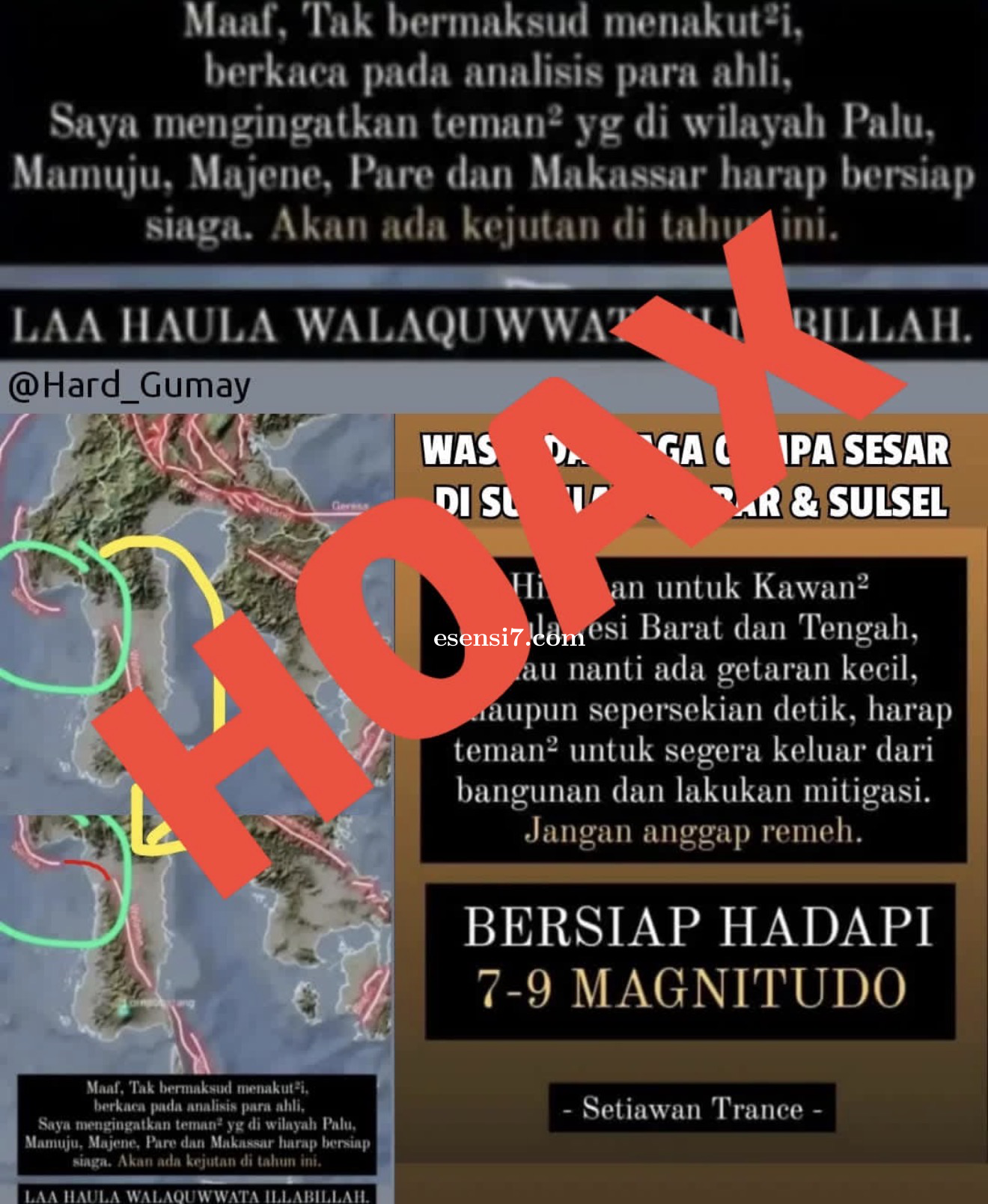 BPBD Sulbar Pastikan Informasi Gempa dan Tsunami di Sulawesi Barat adalah Hoaks