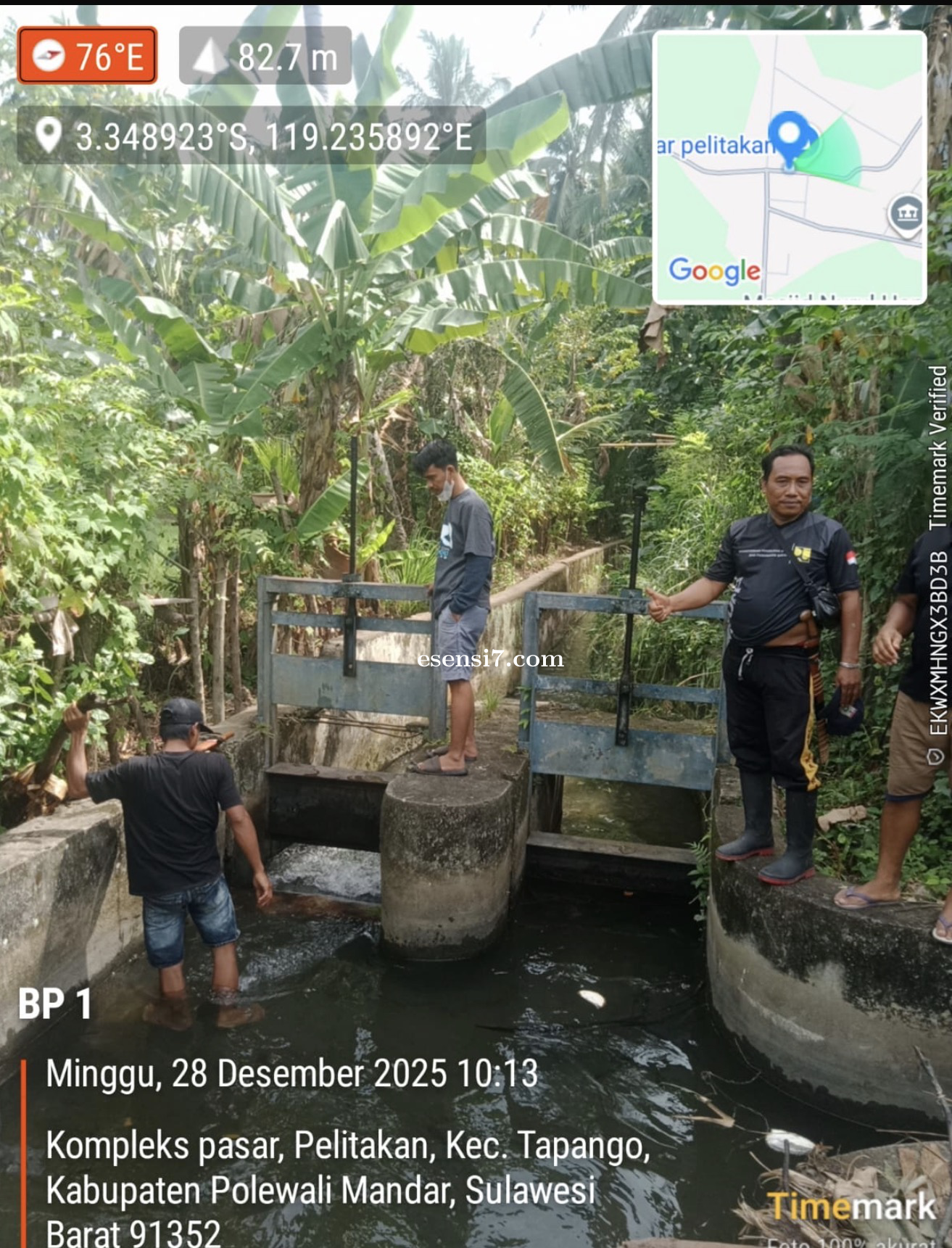 Komitmen Jaga Infrastruktur Tetap Siap dan Andal, UPTD PSDA PUPR Sulbar Tetap Lakukan Pemeliharaan I