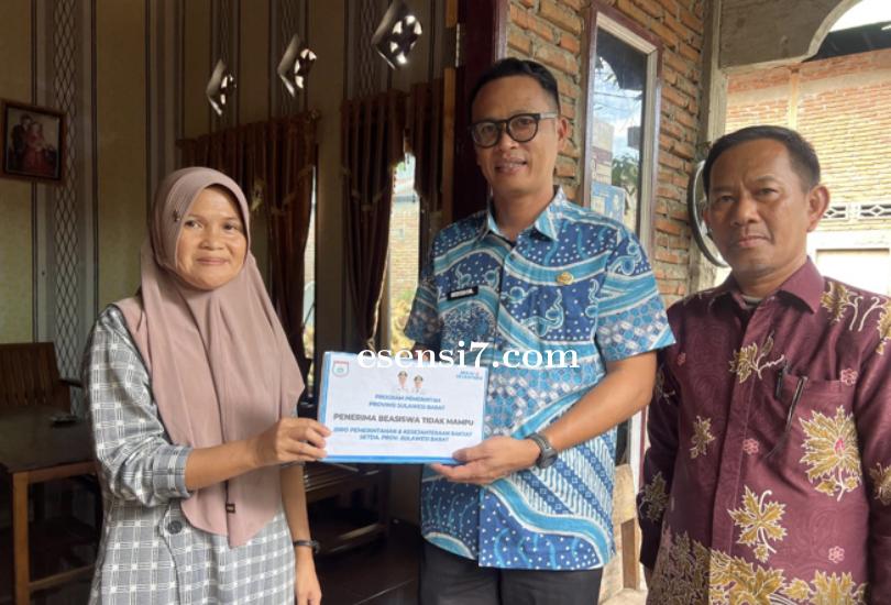 Pemprov Sulbar Salurkan Bantuan Beasiswa, Orang Tua Mahasiswa Berterimakasih