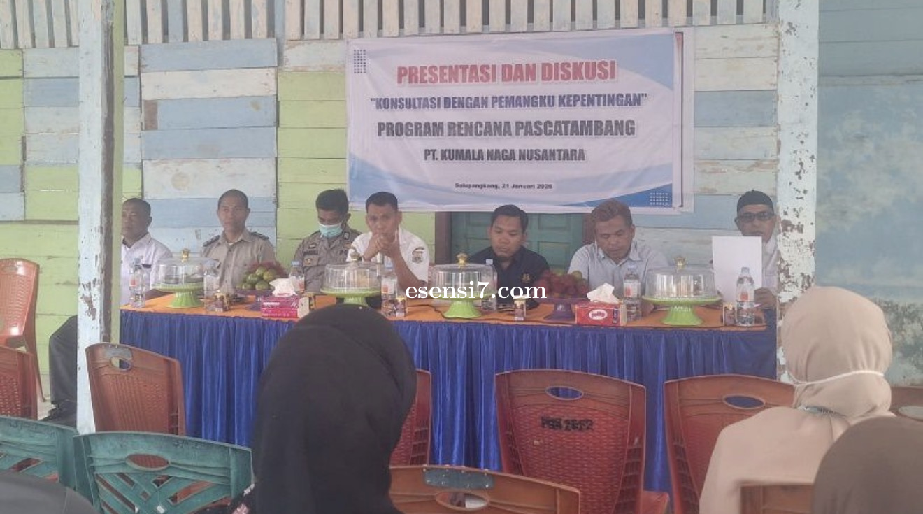 Dinas ESDM Sulbar Hadiri Konsultasi Publik Rencana Pascatambang PT Kumala Naga Nusantara