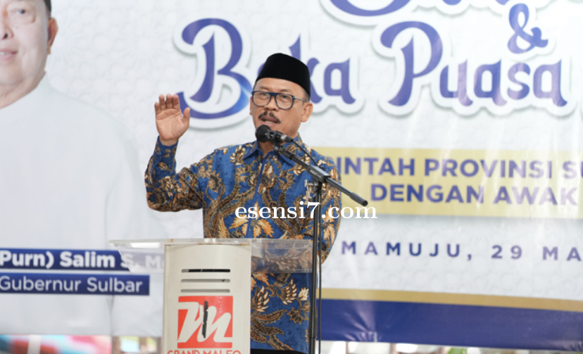Buka Puasa Bersama Insan Pers, Gubernur Sulbar Tekankan Wartawan Kerja Objektif