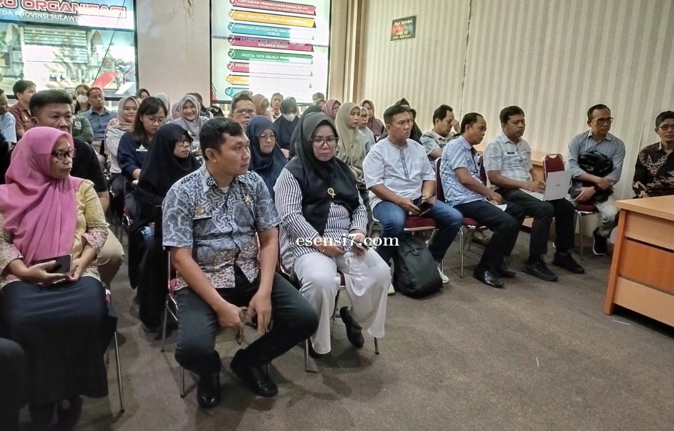 Percepat Realisasi TPP, Biro Organisasi Setda Sulbar Laksanakan Sosialisasi Pengisian Instrumen Pemb