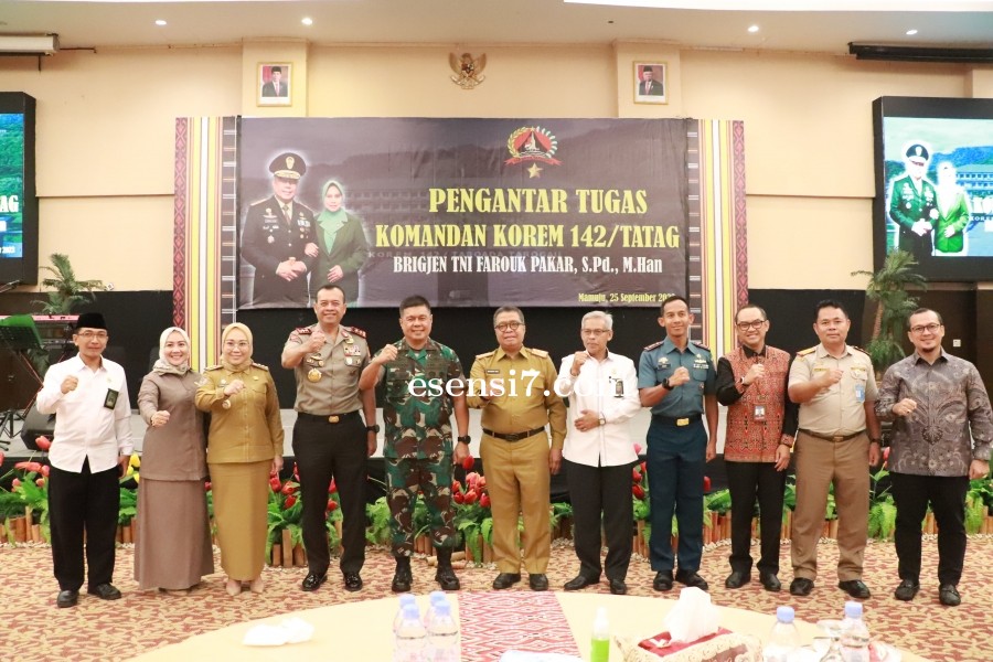 Masa Tugas Usai, Brigjen TNI Farouk Pakar di Mata Pemprov Sulbar